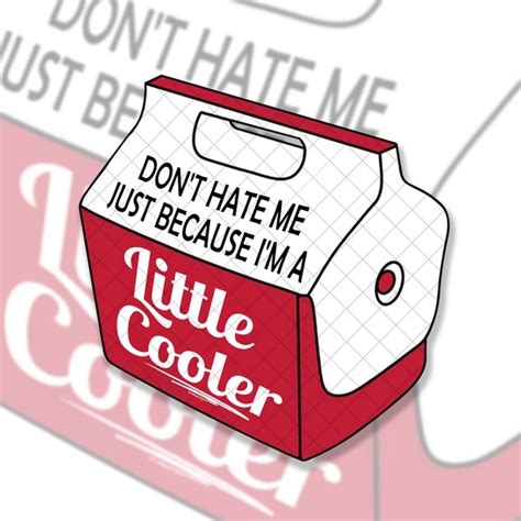 Don T Hate Me Because I M A Babe Cooler Sticker Svg Etsy Australia