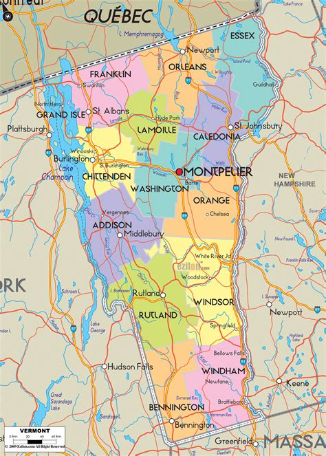 Vermont Map | Fotolip.com Rich image and wallpaper