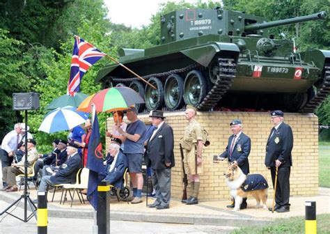 Desert Rats Remembered At Their D Day Training Base At Mundford