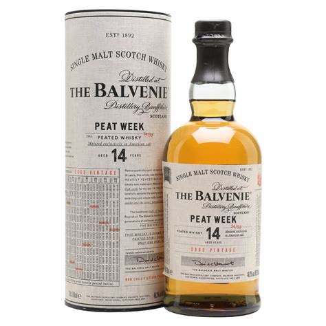 The Balvenie ‘the Week Of Peat 14 Year Old Single Malt Scotch Whisky