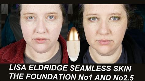 Lisa Eldridge Seamless Skin The Foundation No1 No2 5 Demo Swatches