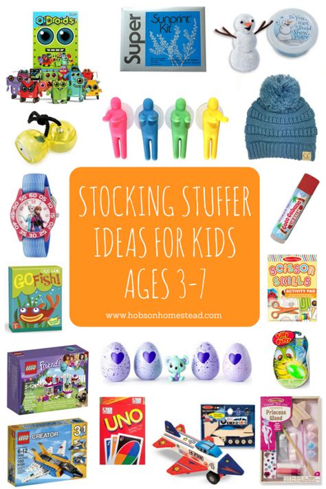 15 Stocking Stuffer Ideas For Kids Ages 3 7 Hobson Homestead