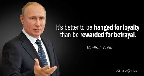 The magazine doesn't dare to cover putin's face. Vladimir Putin quote: It's better to be hanged for loyalty than be rewarded...