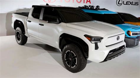 Next Gen 2024 Toyota Tacoma Will Offer Gas Hybrid And Full Ev Trucks