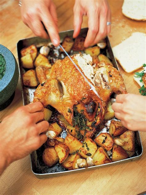 Lemon Roast Chicken Chicken Recipes Jamie Oliver Recipes