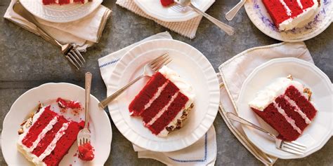 My mom would always make this velvet red cake cake from scratch on christmas when i was growing up. Very Red Velvet Cake With Cream Cheese Icing and Pecans ...