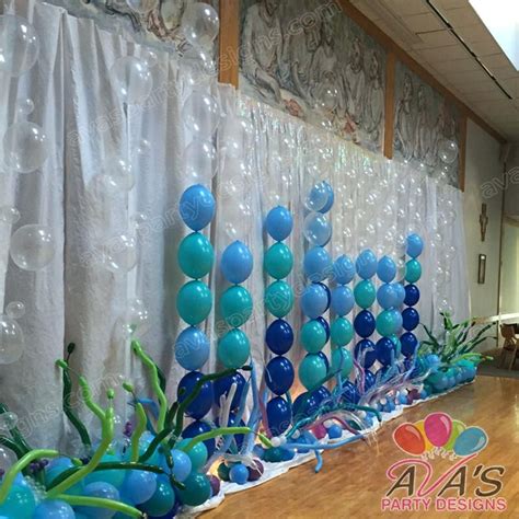 The good news is that it is super cheap and easy to make, making it perfect for your under the sea theme party. Image result for under the sea decorations diy | Under the ...