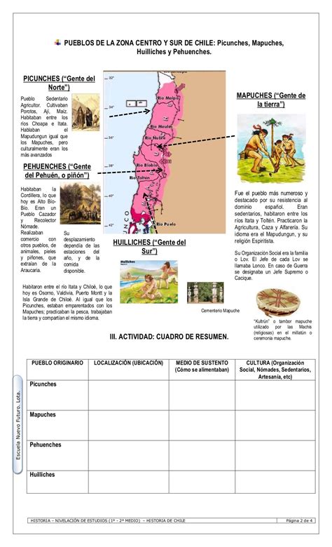 Guia Resumen Pueblos Originarios De Chile
