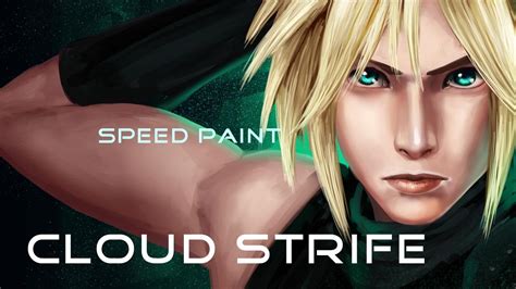 Speed Paint Cloud Strife Youtube