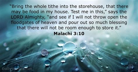 Malachi 310 Bible Verse