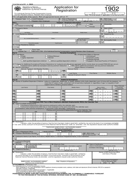 Bir Form 1902 Fill Out And Sign Online Dochub