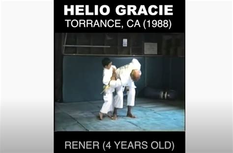 Never Before Seen Footage Of Helio Gracie Teaching Ryron And Rener In 1988