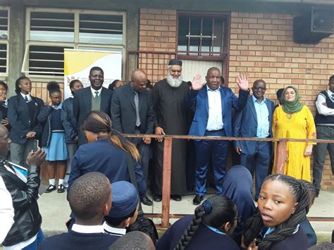 Gallery Mec Vusi Shongwe Visits Ermelo Combined School Ridge Times