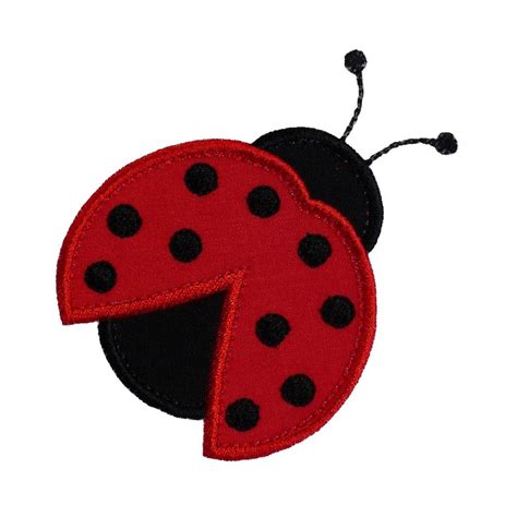 Ladybug Beetle Appliques Machine Embroidery Designs Applique Pattern In