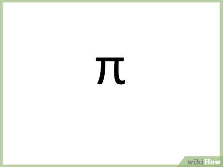 For any circle, the distance around the edge is a little more than three times the distance across. 6 Ways to Type the Pi Symbol - wikiHow