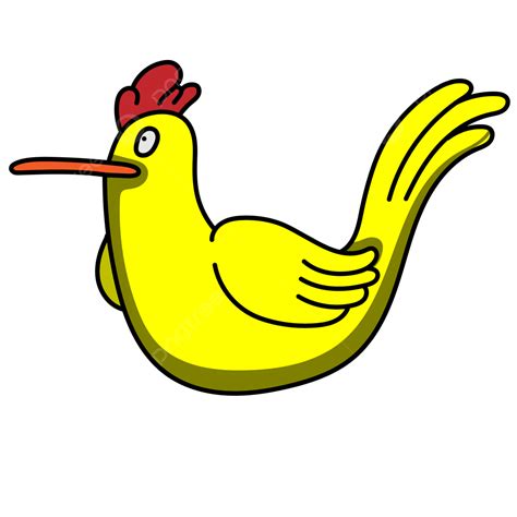 Gambar Ayam Kartun Dengan Paruh Yang Sangat Panjang Ayam Kartun