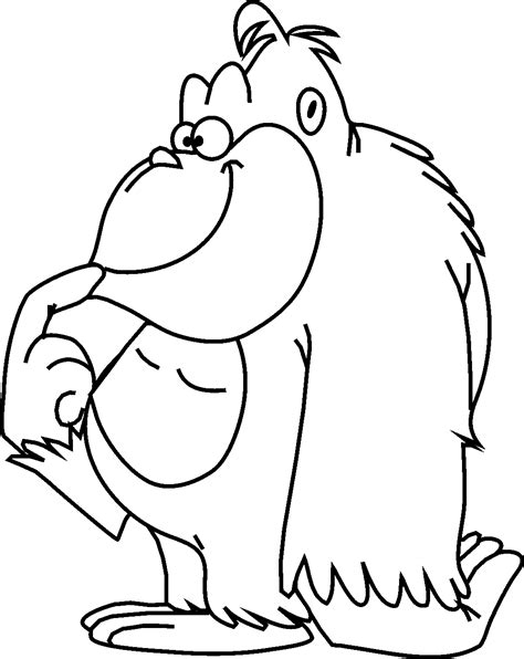 Printable Coloring Pages Cartoon Animals Coloring Home