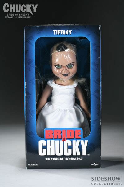 Preorder Opened 14 Inch Sideshow Bride Of Chucky Scarred Chucky And