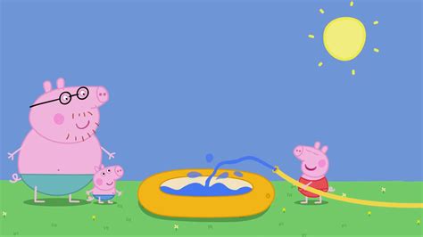 Peppa Pig English Episodes Paddling Pool Peppapig2016 Youtube