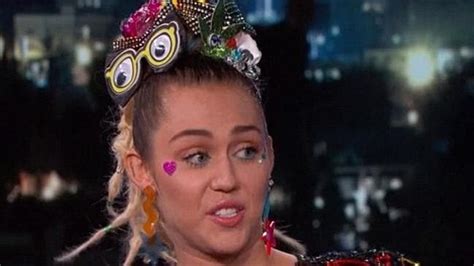 Miley Cyrus Covers Nipples With Pasties On Jimmy Kimmel Live