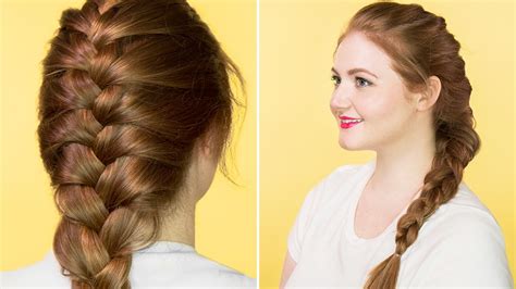 Hair Tutorial How To French Braid Youtube