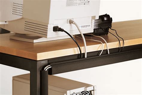 Our favorite wire management hack in the electrical field is these little sticky cable clips. Cord Management Straps - Contemporary - Cable Management ...