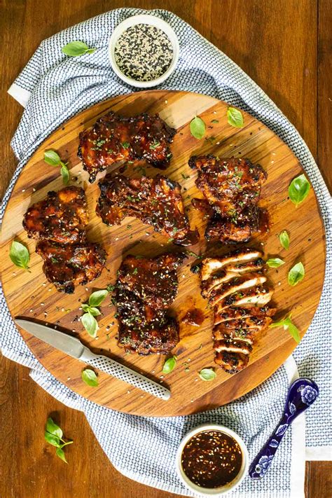 Korean Honey Sesame Grilled Chicken | The Café Sucre Farine