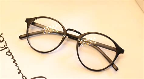 Cute Style Vintage Glasses Women Glasses Frame Round