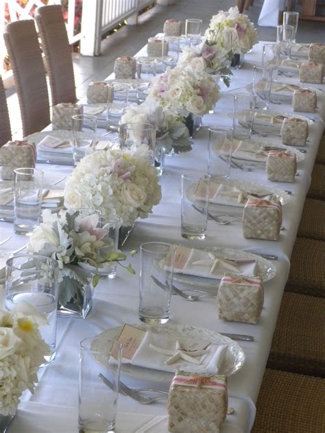 You can choose any color of these numbers according to your wedding colors. Luxuriously white beach-theme wedding tablescape | Wedding ...