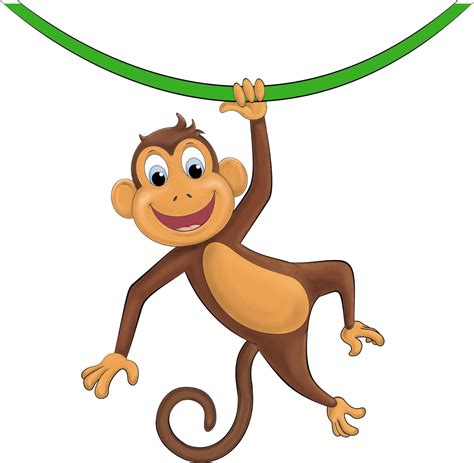 Download Monkey Hanging Baby Clipart Free Clip Art Images Transparent