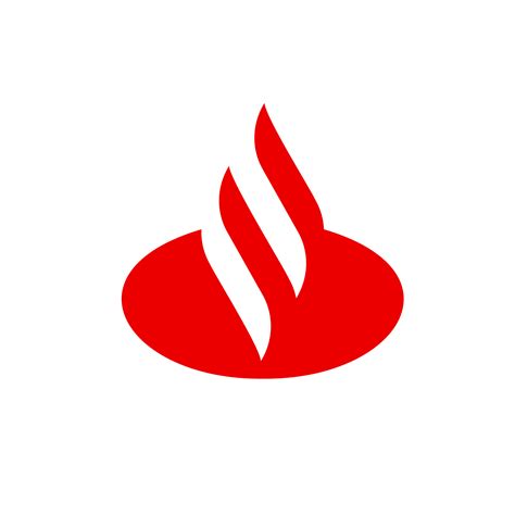 Banco Santander Logo Real Company Alphabet Letter S Logo