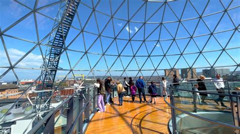 Observation Dome At Victoria Square Shopping Center Belfast Uk