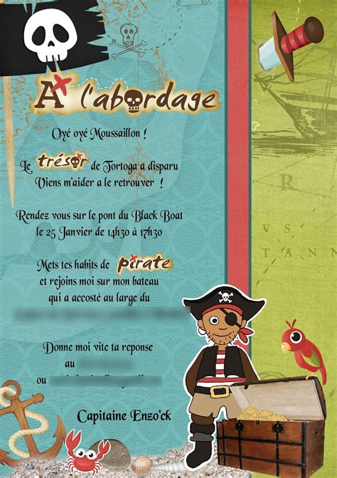 Anniversaire Pirate 5 Ans