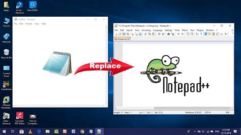 How To Completely Replace Notepad With Notepad In Windows 10 Youtube