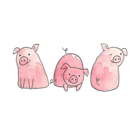 Piggies By Jens Falkenthal Pig Piggy Illustration Art