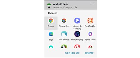 Cómo Abrir Enlaces De Facebook En Chrome Navegador Android Jefe