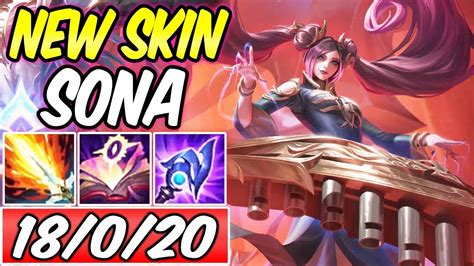 NEW SKIN CLEAN SONA MID FULL AP ONE SHOT LOST CHAPTER PENTAKILL