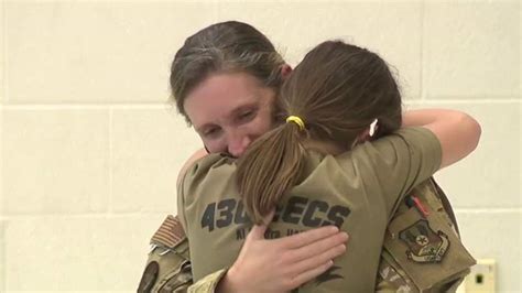 Military Mother Surprises Her Daughters At School After 8 Month Long
