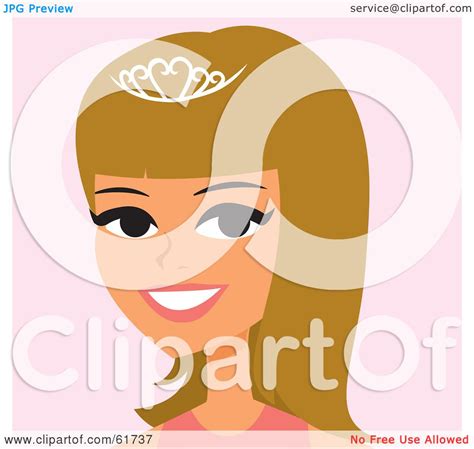 Royalty Free Rf Clipart Illustration Of A Pretty Blond Princess