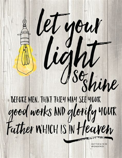 Let Your Light Shine Quotes Bible Shortquotescc