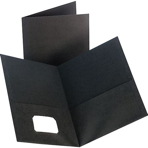 Staples 2 Pocket Folders Black 10pack 13376 Cc Staples 2
