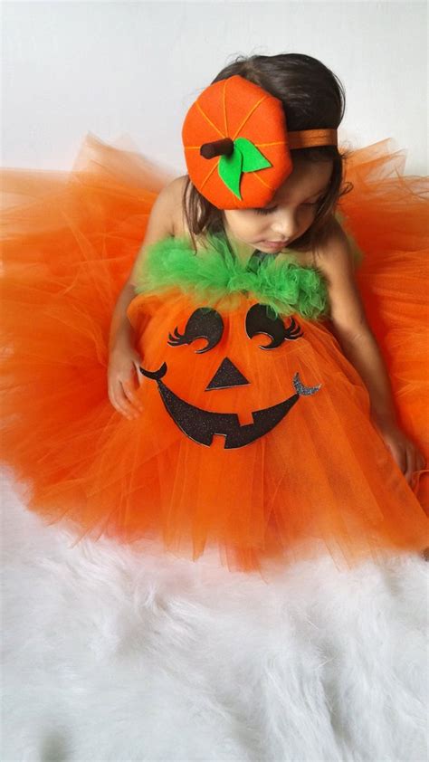Girls Pumpkin Halloween Costume Pumpkin Halloween Costume Pumpkin Tutu