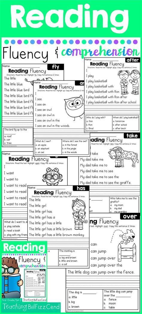 Very First Reading Comprehension 41 Fun And Engaging Fluency And