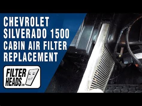 Maybe you would like to learn more about one of these? How to Replace Cabin Air Filter 2002 Chevrolet Silverado ...