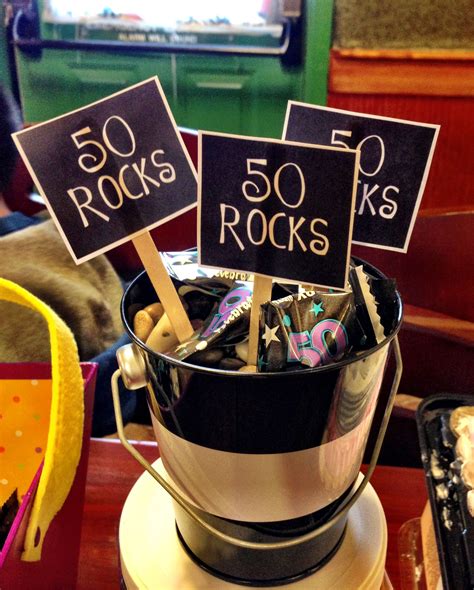 We may earn commission from links on this page, but we only recommend products we back. 50 Rocks! Birthday present Ideas for 50 year old! # ...