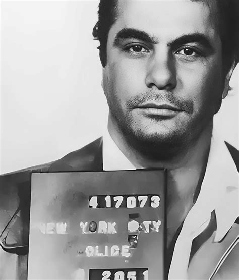 John Gotti the Teflon Don Mugshot, Famous Mugshots, Mafia Print, Man