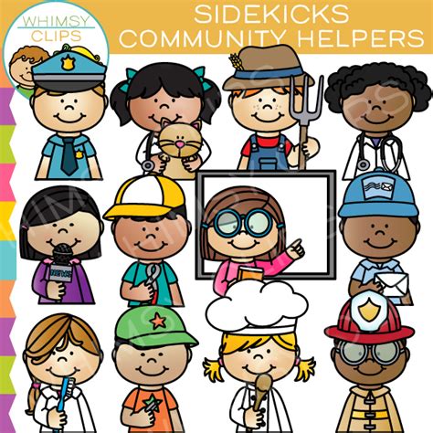 Community Helper Sidekicks Clip Art Images And Illustrations Whimsy