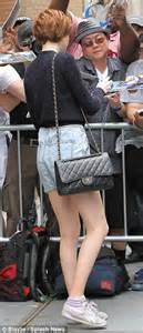 Karen Gillan Teams Jumper And Shorts For The View In New York City