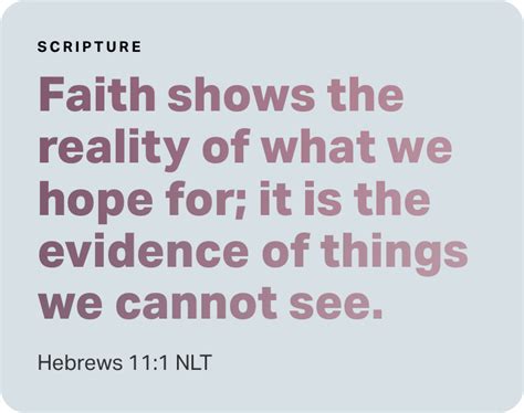Hebrews 111 Faith Shows The Reality Of What We Hope For It Is The