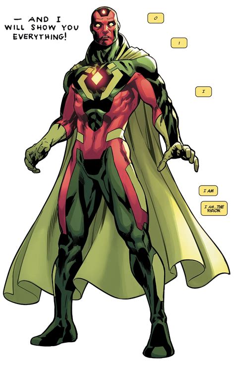 Vision Vision Marvel Comics Avengers Best Avenger